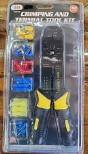 42 - pc. Crimping and Terminal Tool Kit with Wire Strippers - IIT