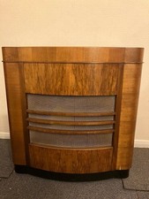 EMPTY CASE for a Dynatron Ether Conquerer K129 Radiogram for Spares/Upcycling 