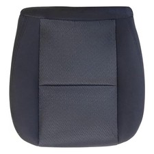 Black 19C Front Driver Side Bottom Replacement Cloth Seat Cover Compatible