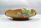 Roseville Pottery-Fuchsia Brown 1940 Mid Century Modern Art Bowl/Centerpiece 351
