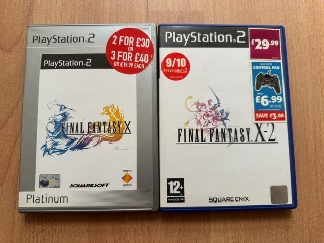 Final Fantasy X-2 & Final Fantasy X Games PS2 Playstation 2