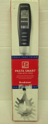 Brookstone Pasta Smart Gabel mit Timer berechnet perfekte Garzeit BRANDNEU