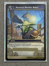 WoW TCG Loot - Personal Weather Maker Betrayer Loot Unscratched Neu
