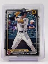 KONNOR GRIFFIN 2024 BOWMAN DRAFT 1ST ROOKIE #BD-22 PIRATES Q3698 HH