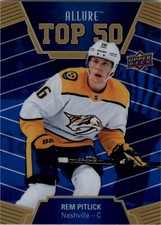 2019-20 Upper Deck Allure Top 50 Blue #T5028 Rem Pitlick - HKY