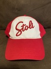 STOLI Baseball Cap Unisex Red White Embroidered Logo Adjustable Casual Hat — photo 1