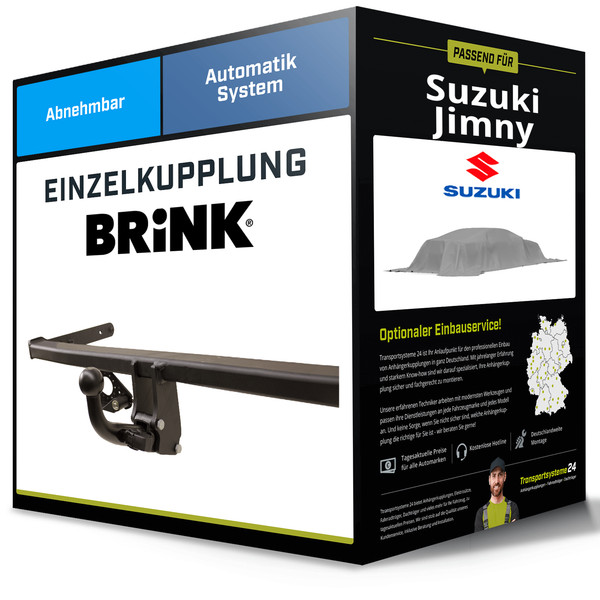 Abnehmbare AnhäNgerkupplung FüR Suzuki Jimny 09.1998-08.2000 I Typ Fj/Sn Brink-image