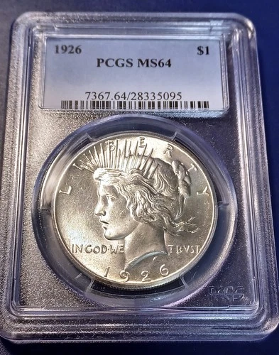 1926 PCGS MS64 U.S. Peace Dollar