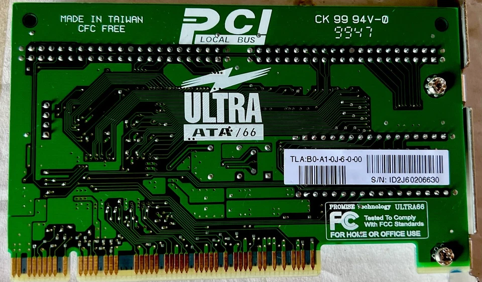 Promise Technology Ultra 66 PCI EIDE Controller SENZA MANUALE SOLO SKEDA - Immagine 2 di 2