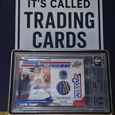 2010 Panini Season Update Rookie Challenge Stephen Curry PRIME Patch Auto /5