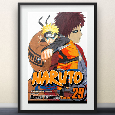 Naruto Vol 29 Cover Art - 11x17'' Poster - Boruto anime manga shonen jump gift