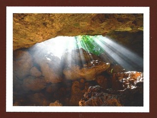 2023 CHRISTMAS ISLAND " ISLAND CAVES " LOT OF 3 POST CARDS