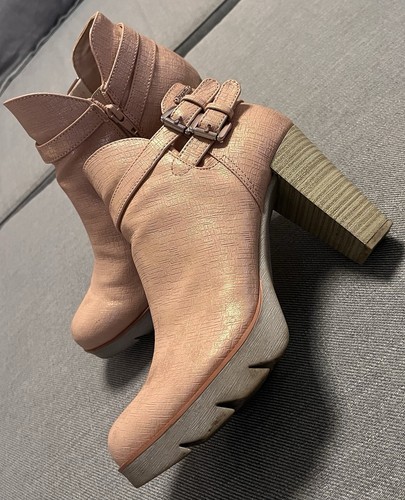 Bugatti Stiefeletten 38 Rosa/Gold - Bild 1 von 4