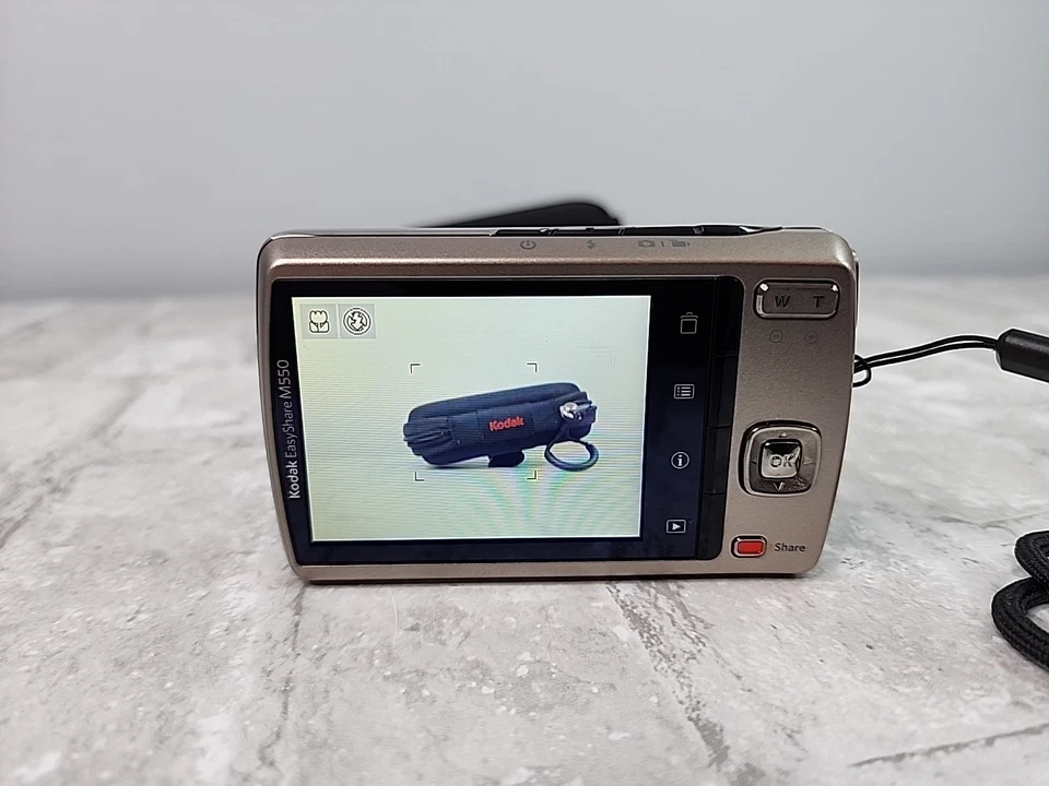Kodak EasyShare M550 12.0MP Compact Digital Camera Tested NO Charger - Image 3 of 4