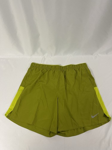 Nike Challenger Dri-FIT 7'' Brief-Lined Running Shorts Moss DV9359-390 Mens XL - Afbeelding 1 van 5