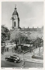 Birmingham Warwickshire The Cathedral England OLD PHOTO