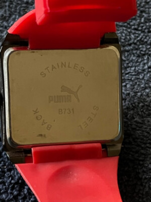 Vintage - Rare - Puma Red Analog B731 Watch | eBay display picture 3