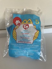 McDonald's Happy Meal TY Beanie Baby 1999 5 Rocket The Blue Jay Sealed