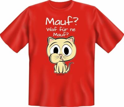 T-shirt Divertente Con Gatto - Maglietta Stampata "Waf Per Ne Mauf?" Per Compleanno E Regali - Foto 3