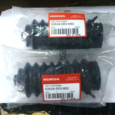 ゅゅ For Honda Tie Rod Dust Seal 2pcs 53534-SR3-N52 NEW GENUINE