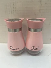 Stainless Steel Salt and Pepper Shakers Set Modern Kitchen Accessories 4oz