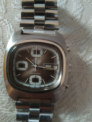 Seltene Barrett Automatik Mod Super Uhr Original Vintage läuft Stahl