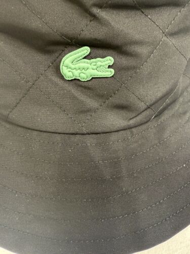 LACOSTE Fischerhut Unisex Steppoptik Nylon schwarz ORIGINAL #O4 - Bild 5 von 7