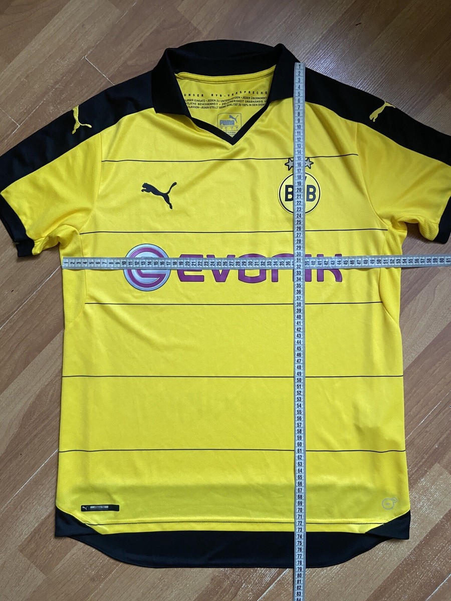 BORUSSIA DORTMUND 2015 2016 HOME FOOTBALL SHIRT SOCCER JERSEY PUMA