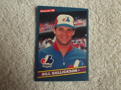 Leaf-Donruss 1986 / MLB ''BILL GULLICKSON'' #331 Montreal Expos Trading Card n19