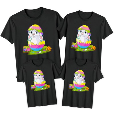 Familie Hase Frohe Ostern T-Shirt Tee süß Festival Urlaub Party passend 1#ED