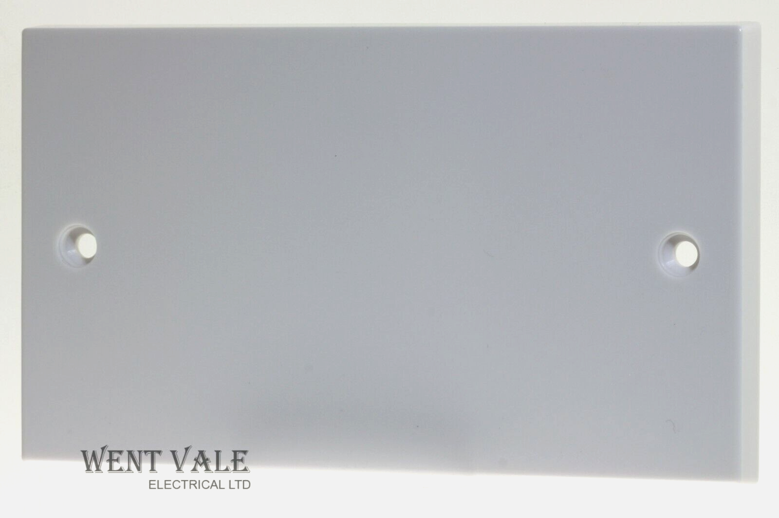 British General 900 Series  905-01 White Moulded - Twin Blanking Plate
