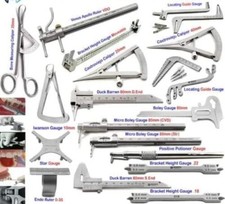 Staffa Ortodontica Set Manometri Posizionamento Strumenti Misura Altezza Dentale