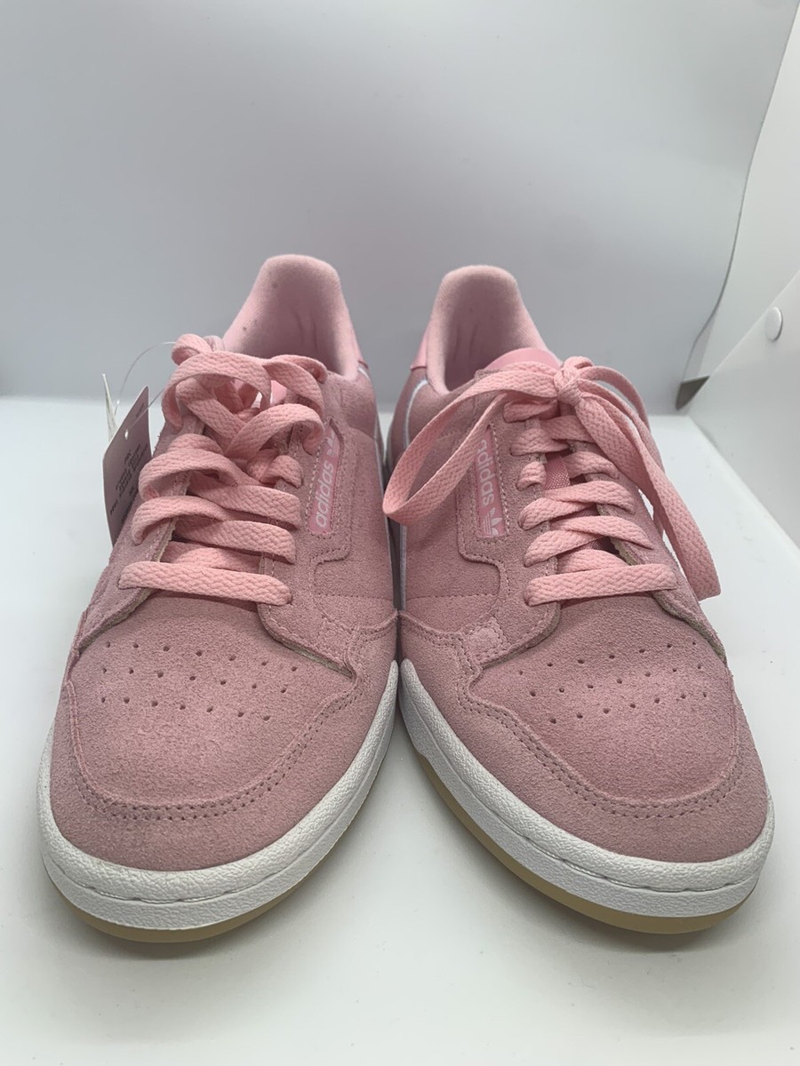 Women's Pink Adidas Continental 80-Size 8, New With Tags