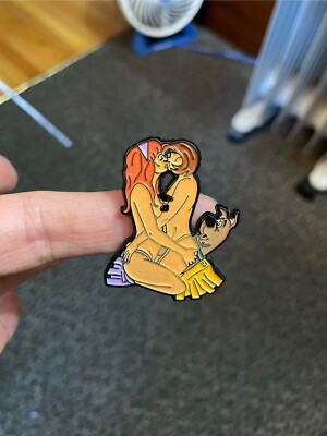 90s Cartoon Pin Sexy Cartoon Girls Scooby Doo Hat Pin Glows