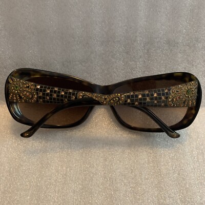 Judith Leiber  rhinestone Crystal encrested flower look sunglasses 950$ Gorgeous Judith Leiber rhinestone Crystal encrested flower look  main image 2