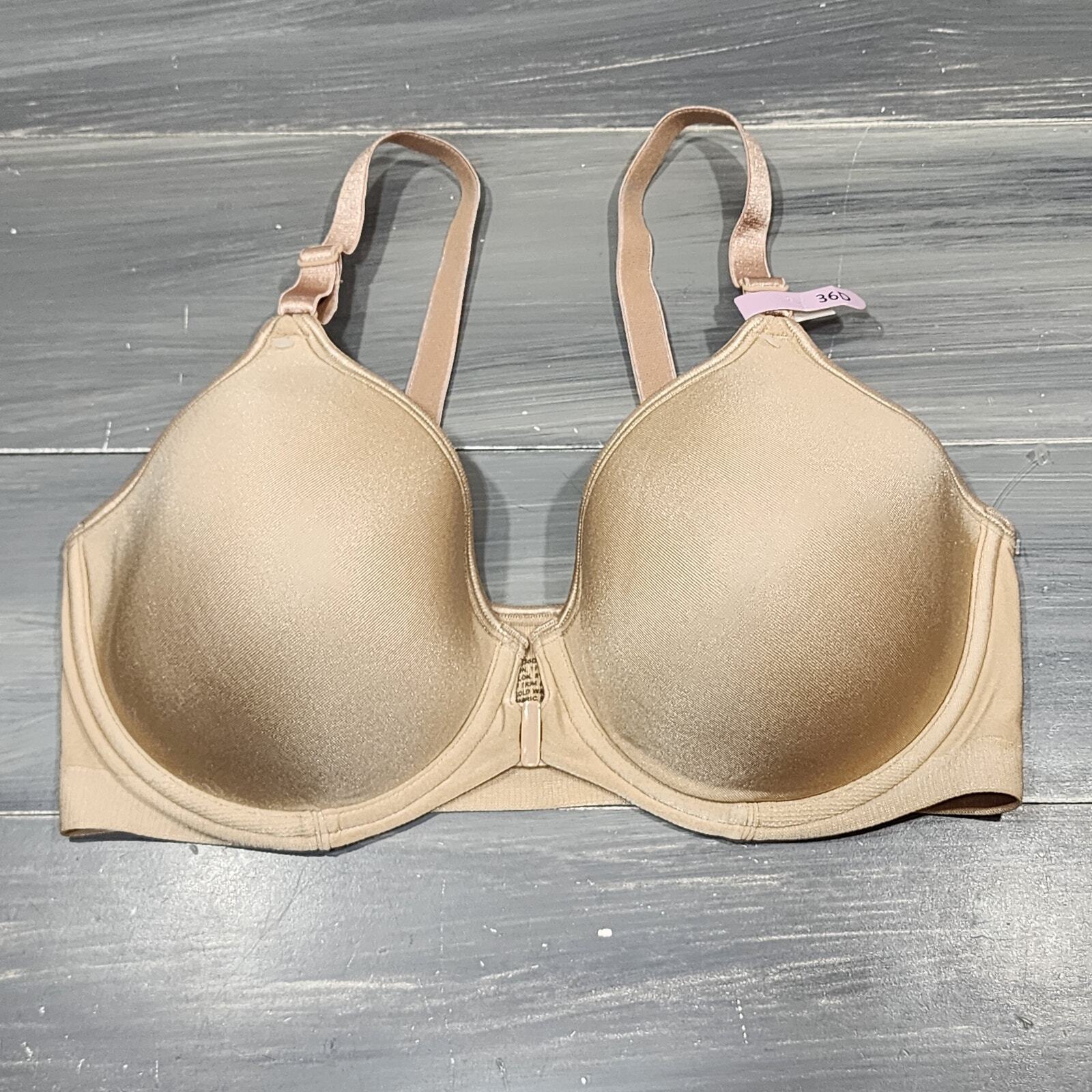 Bali Underwire Bra 36D Comfort Revolution Front Close Shaping Bra 3P66