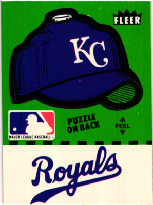 Fleer Team Stickers (1977-1991) / KC ROYALS - Pick Cards / Buy4+ Save50%