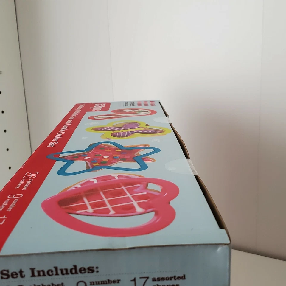 Cortadores de galletas Sweet Creations 53 piezas números del alfabeto formas navideñas Pascua Navidad Foto 3 de 4