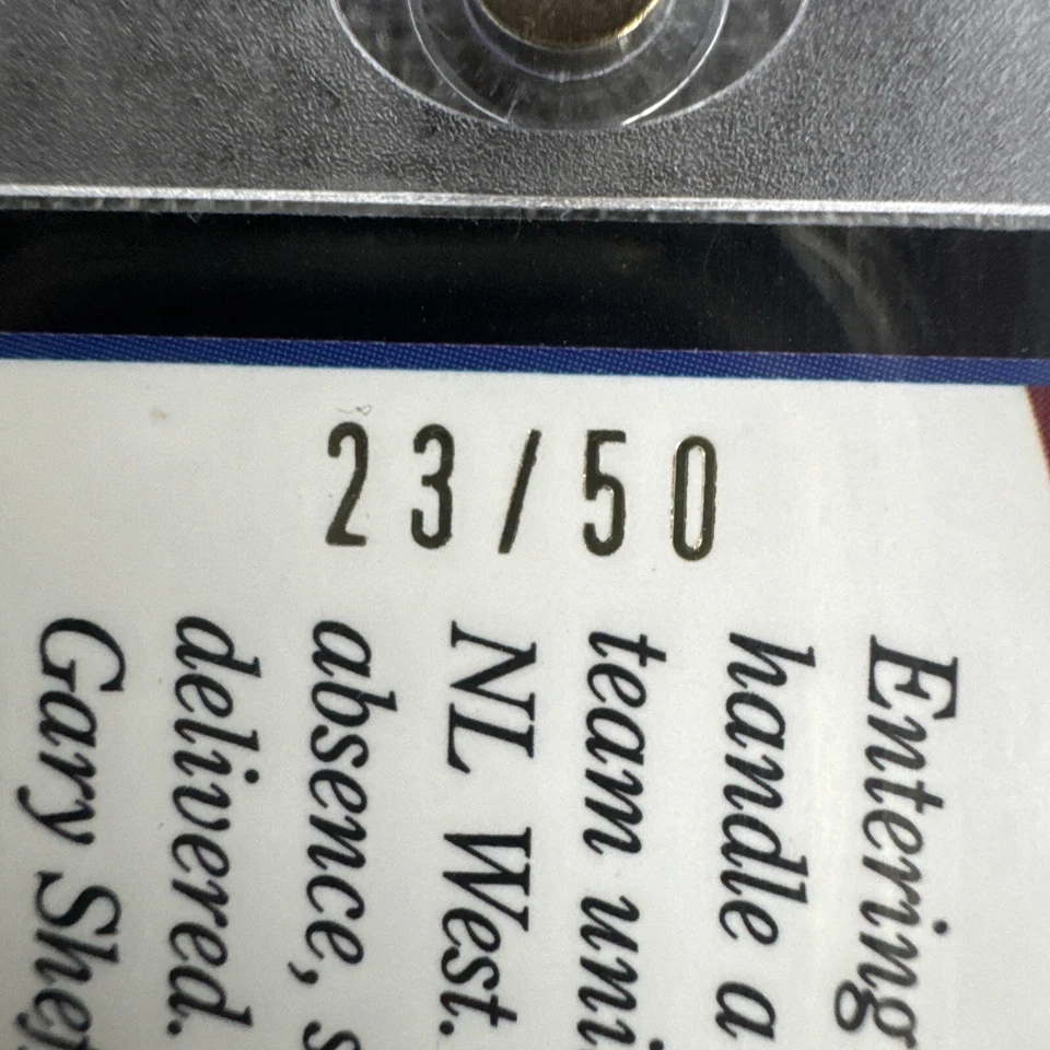 Los Angeles Dodgers 2002 Topps cromo negro refractor/50 foto del equipo 🔥¡RARO! Foto 4 de 4