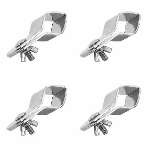 4x tent pipe clamp 28-32mm for tent poles, awning poles camping pipe clamp