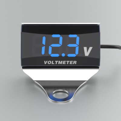 Digital Voltmeter Spannung Tester 10V-150V Wasserdicht für Motorrad Auto KFZ