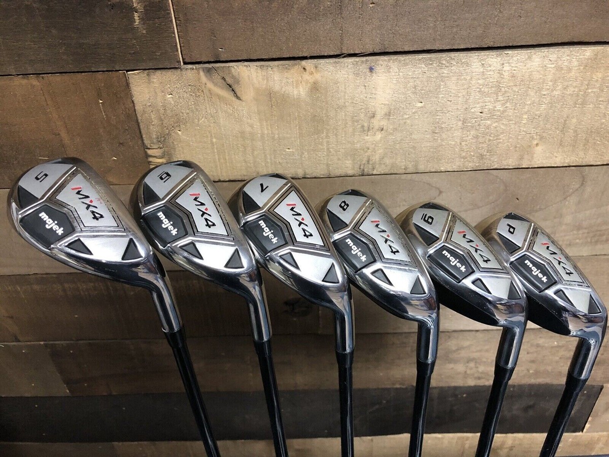 USED RH Men Majek MX4 Progressive Hybrid Iron Set 5-PW Senior