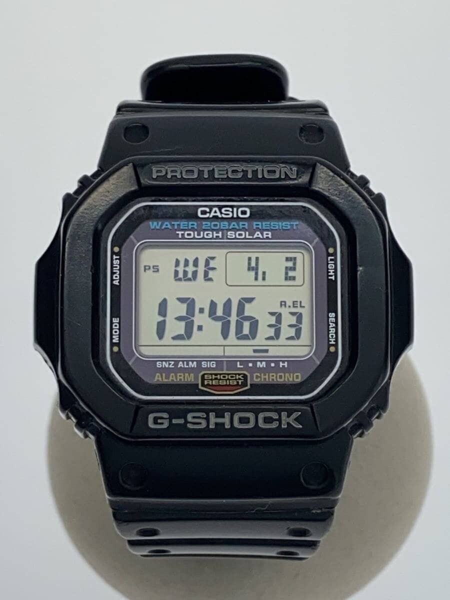 CASIO G-SHOCK G-5600E-1JF Black Resin Tough Solar Digital CASIO G-SHOCK G-5600E-1JF Black Resin Tough Solar Digital