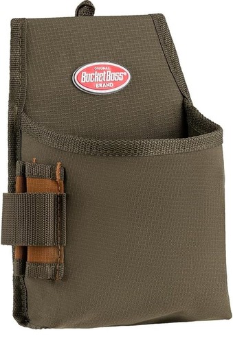 Bucket Boss Fastener Tool Pouch with FlapFit in Brown, 54160, Green - 第 3/6 張圖片