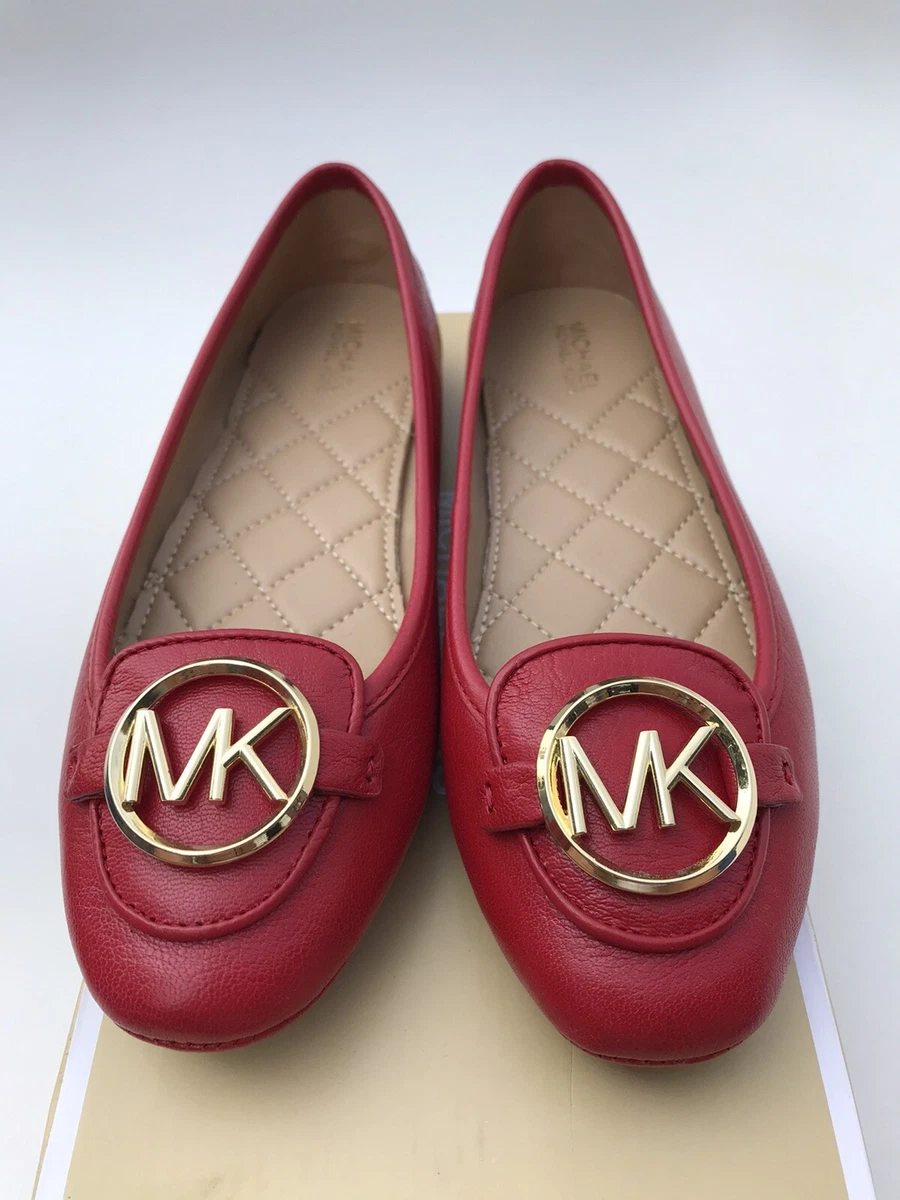 Red michael on sale kors flats