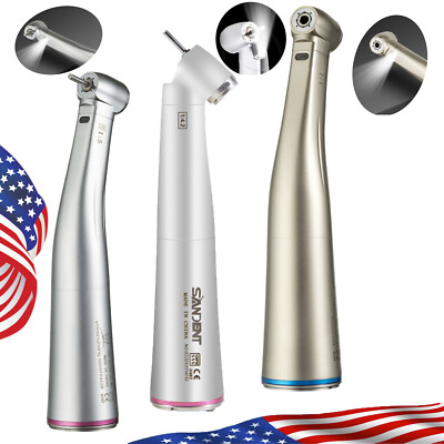 NSK Style Dental LED Optic Contra Angle Handpiece 1:1 1:5 1:4.2 Increasing US MD
