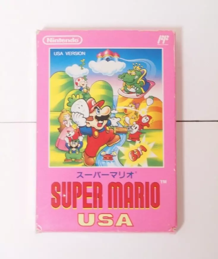 SUPER MARIO USA Super Mario USA With Case & Manual Nintendo Famicom FC NES SUPER MARIO USA Super Mario USA With Case & Manual Nintendo Famicom FC NES