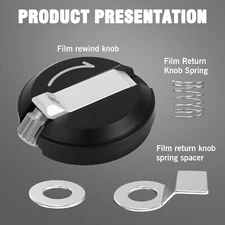 Nikon Camera OEM Film Rewind Knob Repair Assembly for FM FE FM2 FE2 FA FM3A