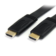 0.2m 1m 2m 5m 10m Flat HDMI Cable High Quality Gold Plated Ethernet Video Lead