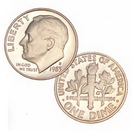 1983 S US Mint Roosevelt Proof 10 Cent Dime Coin | eBay